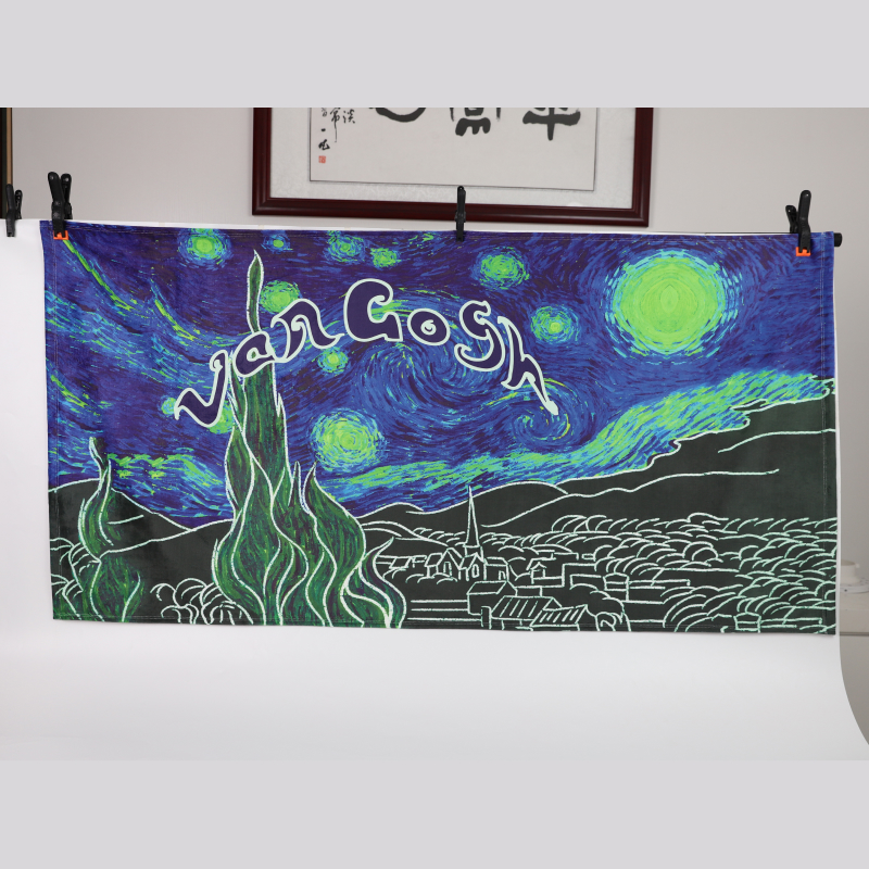70_140cm, 310g Van Gogh bath towel, microfiber4.jpg
